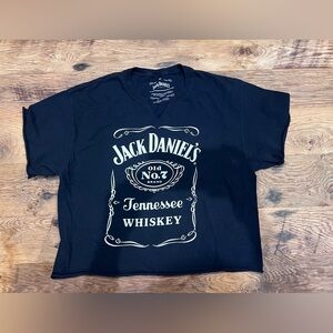 Jack Daniel's Black Tee with White Logo